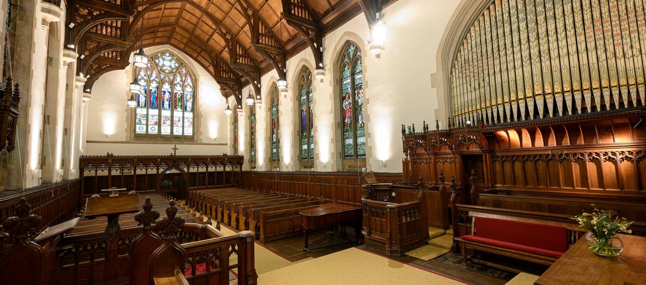 Panoramic view of the chapel