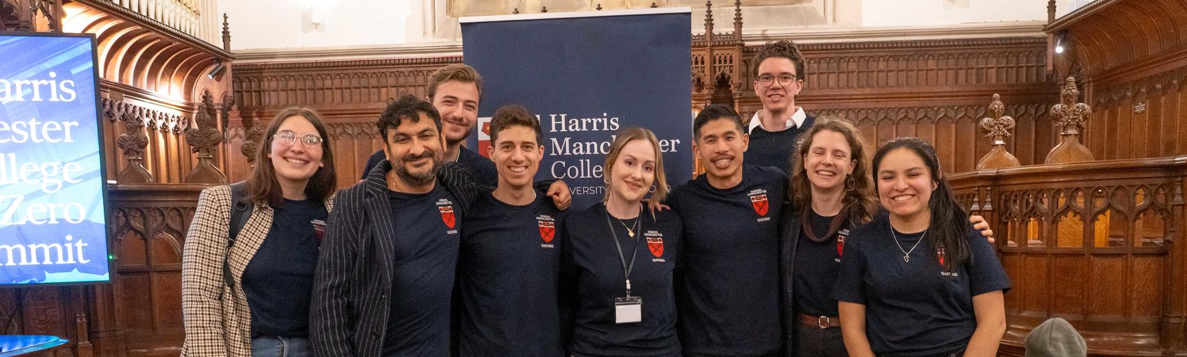 Students posing for a group photo