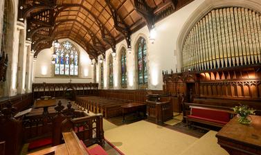 Panoramic view of the chapel