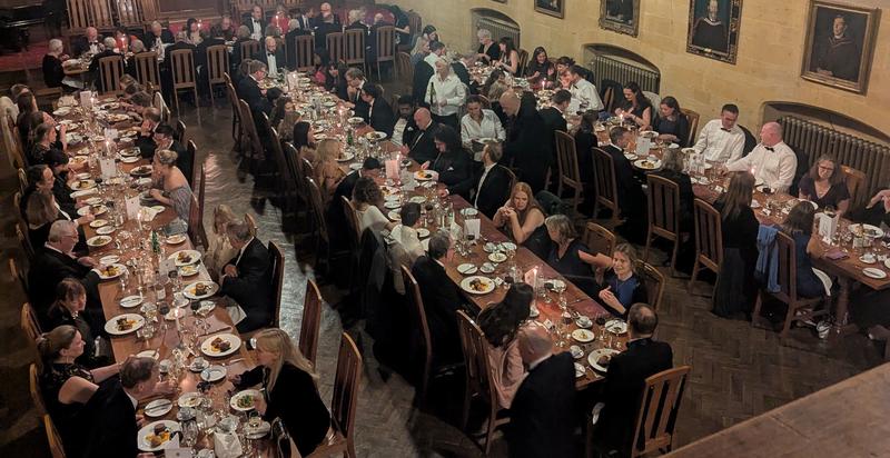 The Alumni Dinner taking place in the Arlosh Hall