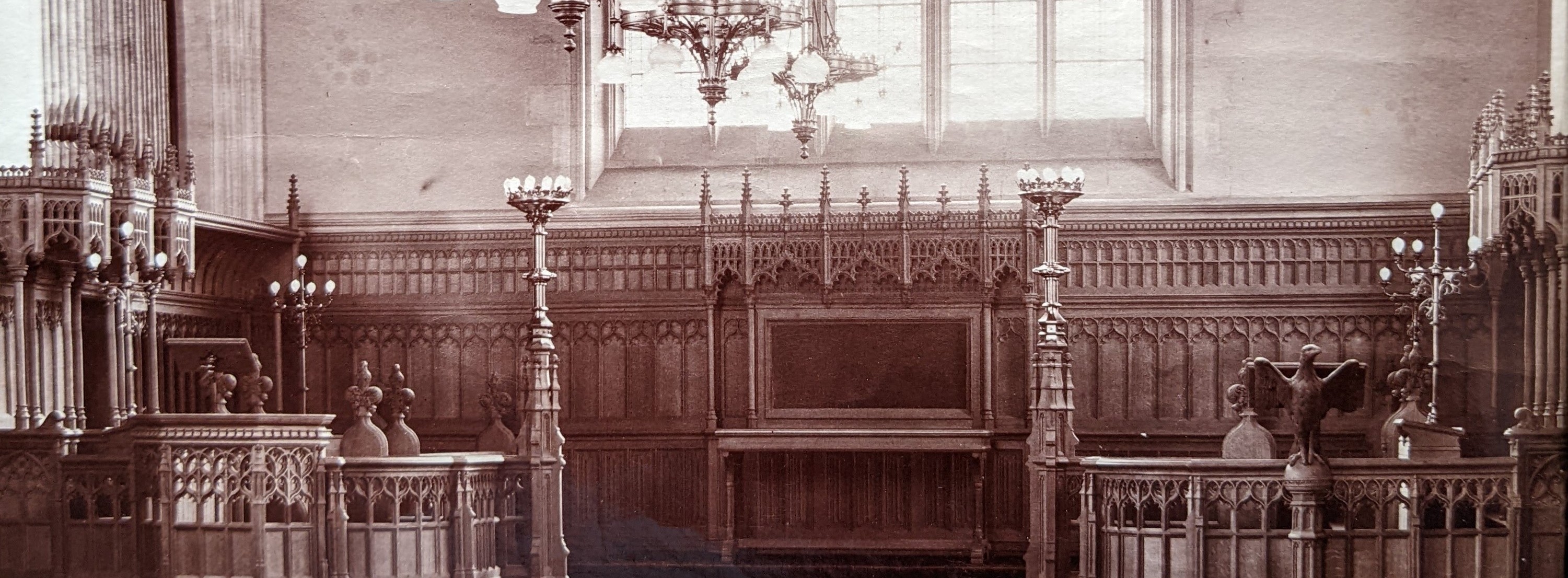 Historic image of chapel interior