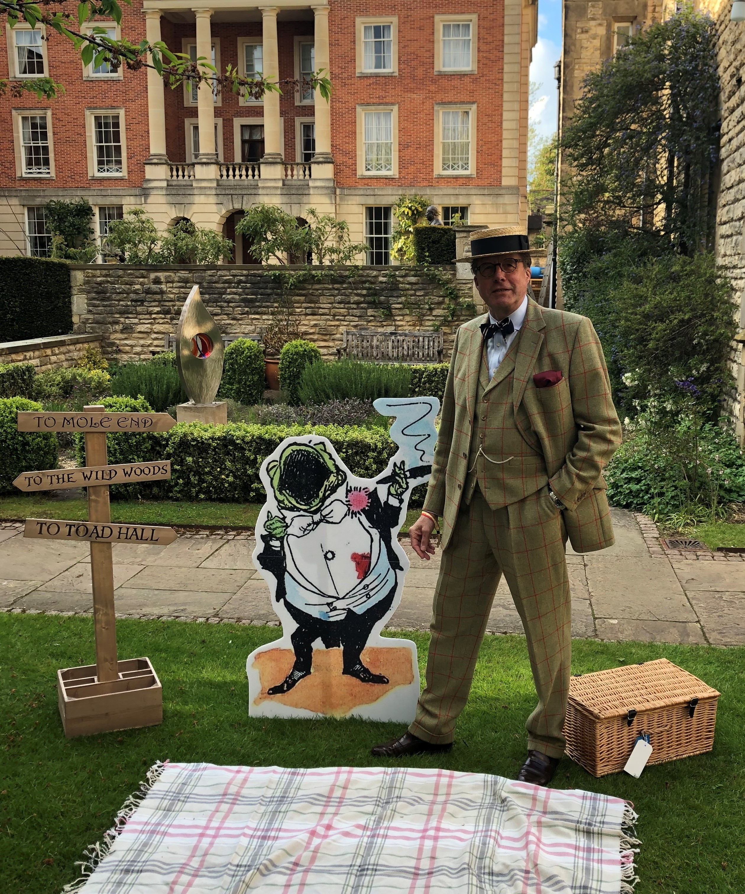 Chris Wheeler in costume at a ball