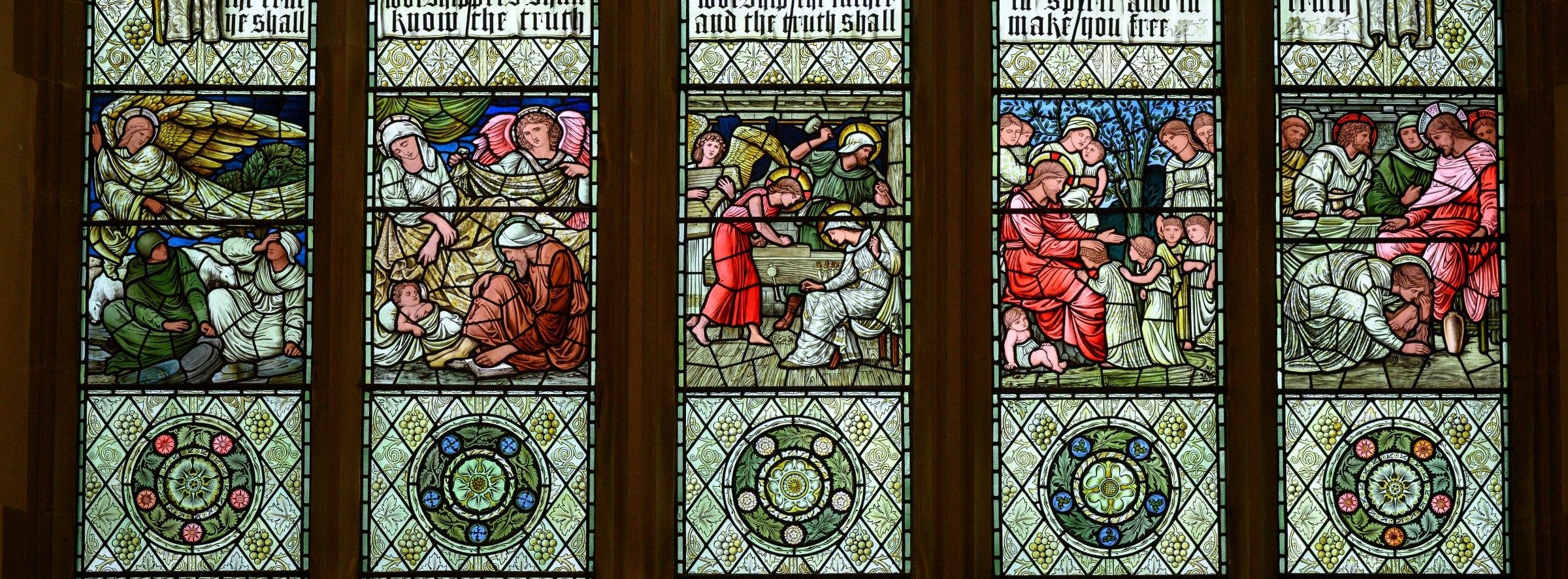 Stained glass windows