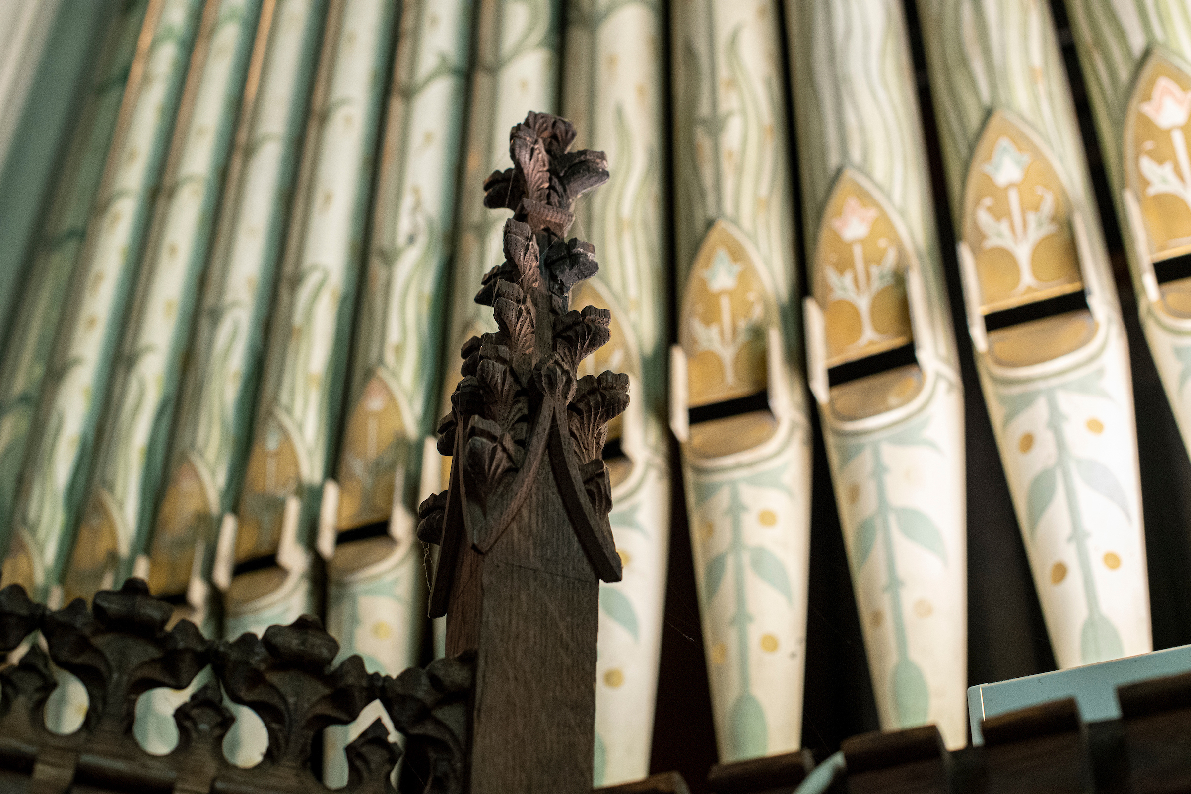 Image of organ pipes