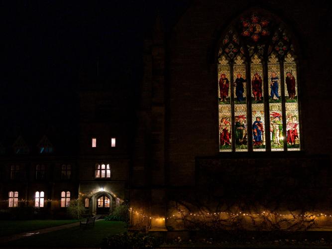 View of the HMC chapel exterior