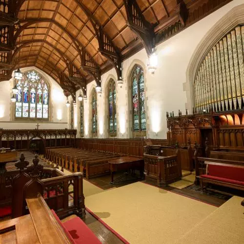 Panoramic view of the chapel