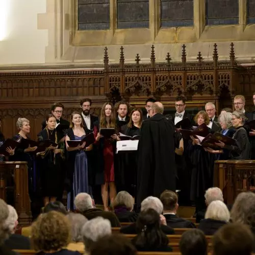 Choir singing in the chapel