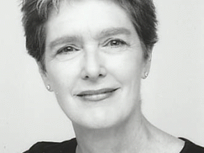 Headshot of a woman with short hair