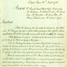 Handwritten report dated 31 March 1786